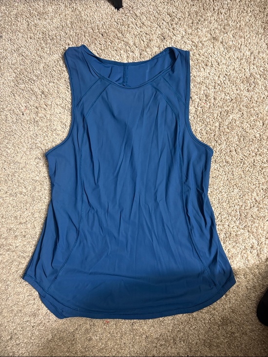 lululemon athletica Tops - Lululemon Blue Sculpt Tank P2P 16”
